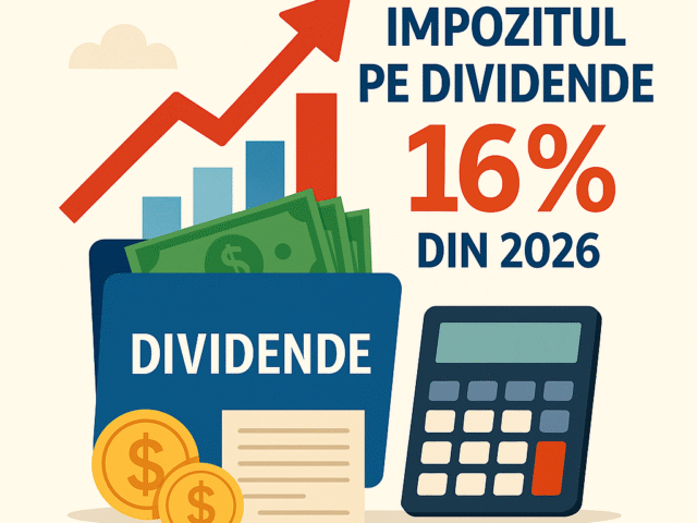 „Impozitul pe dividende din 2026: Creștere la 16%”