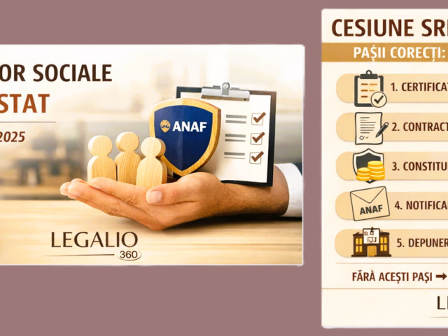 „Cesiune părți sociale: reguli noi și garanții reale”