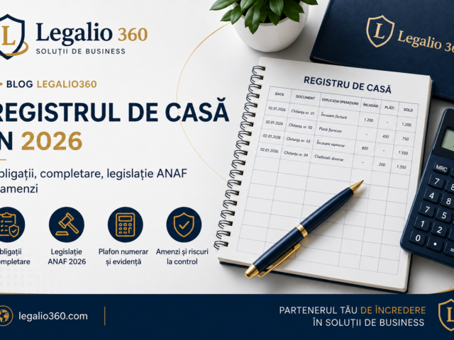 Registrul de Casă 2026 pentru SRL: Reguli, Completare și Control ANAF